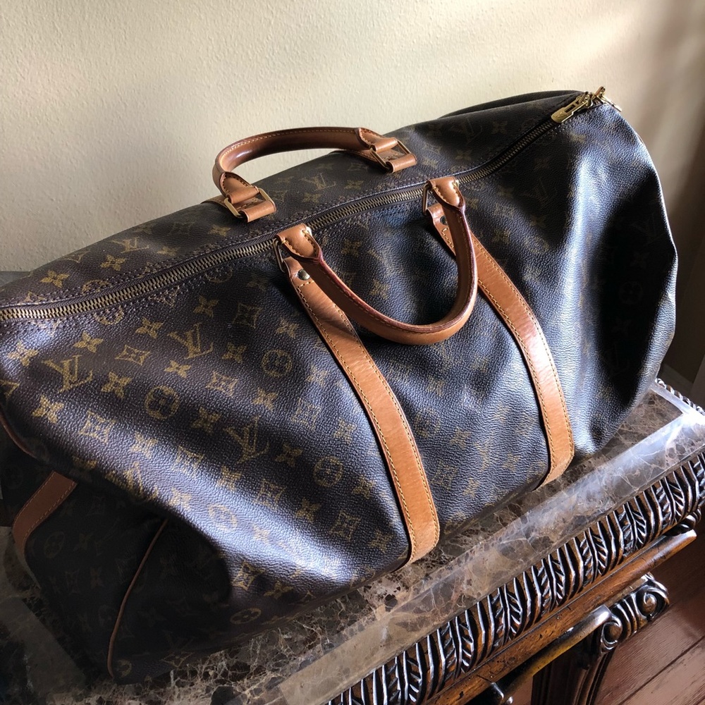 Louis Vuitton Keepall 55 with bandouliere